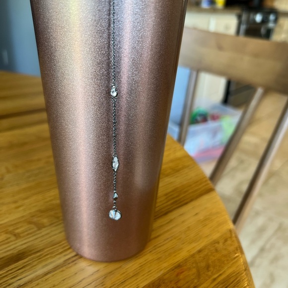 Kendra Scott Silver and Crystal Long Earrings - Picture 3 of 3